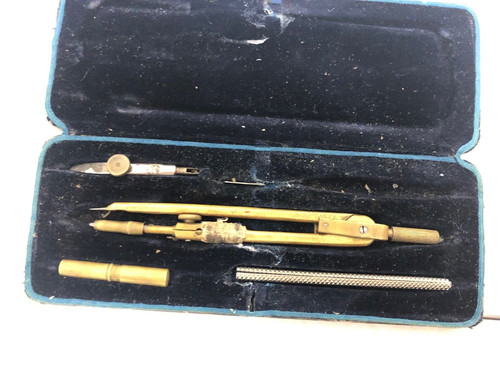 Antiker zirkelkasten zirkel - antiker,