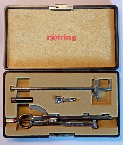Rotring zirkelkasten mit - zirkelkasten,