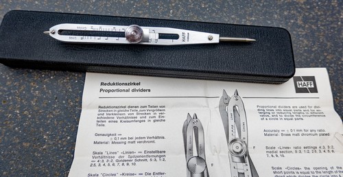 Reduktionszirkel von haff - reduktionszirkel,