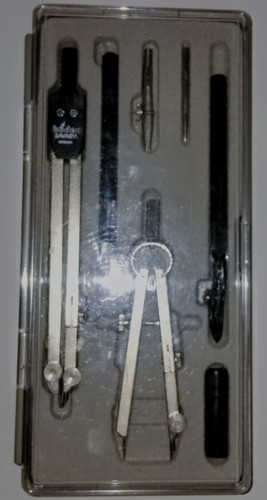 Zirkelkasten reißzeug set - zirkelkasten, im